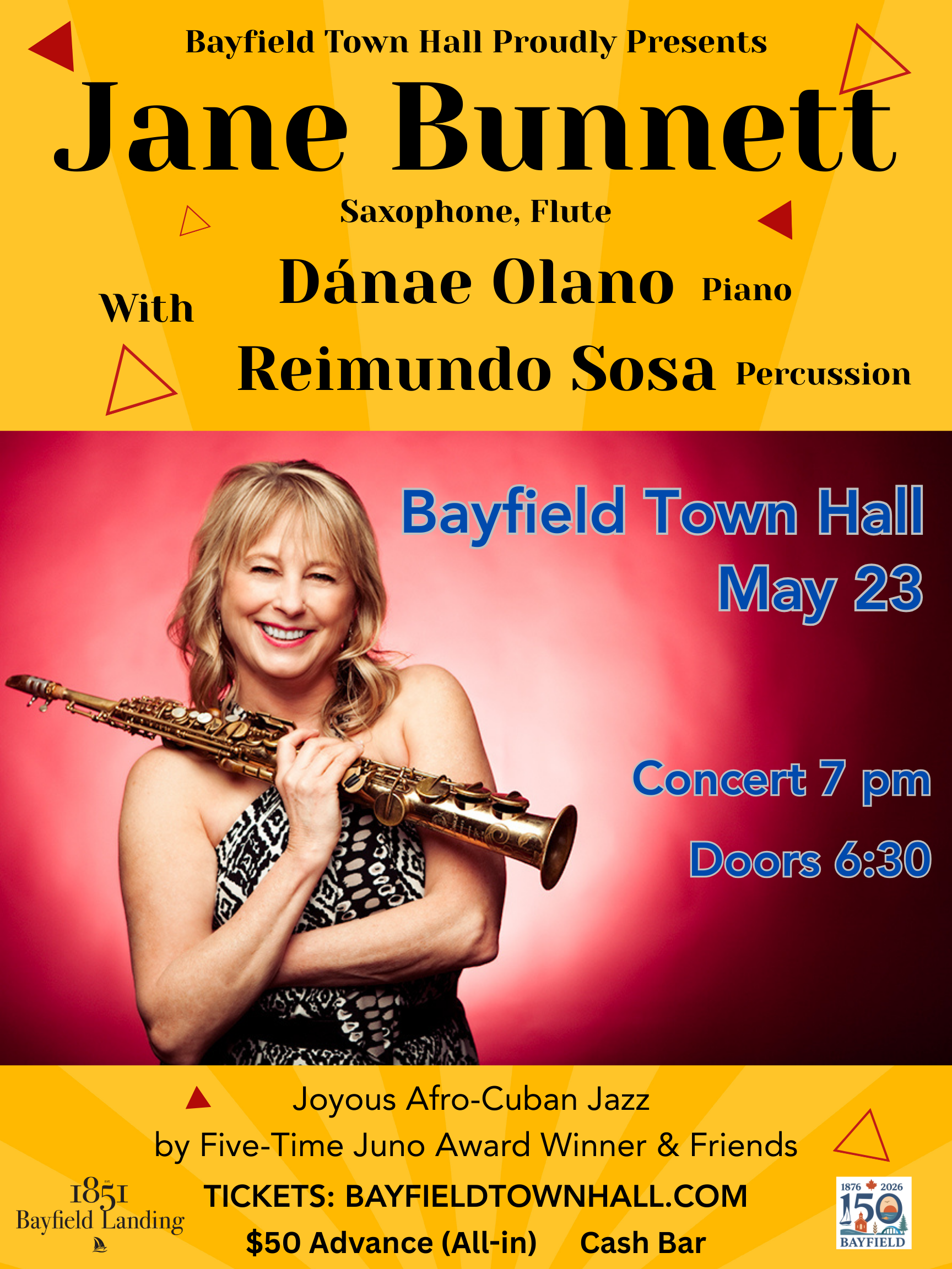 Jane Bunnett Trio - May 23